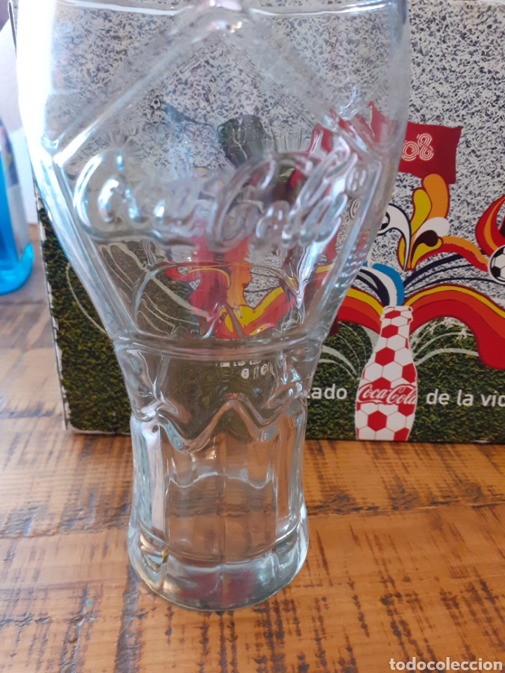 Collectionnisme de Coca-Cola et Pepsi: CAJA CON 6 VASOS COCA COLA EUROCOPA 2008