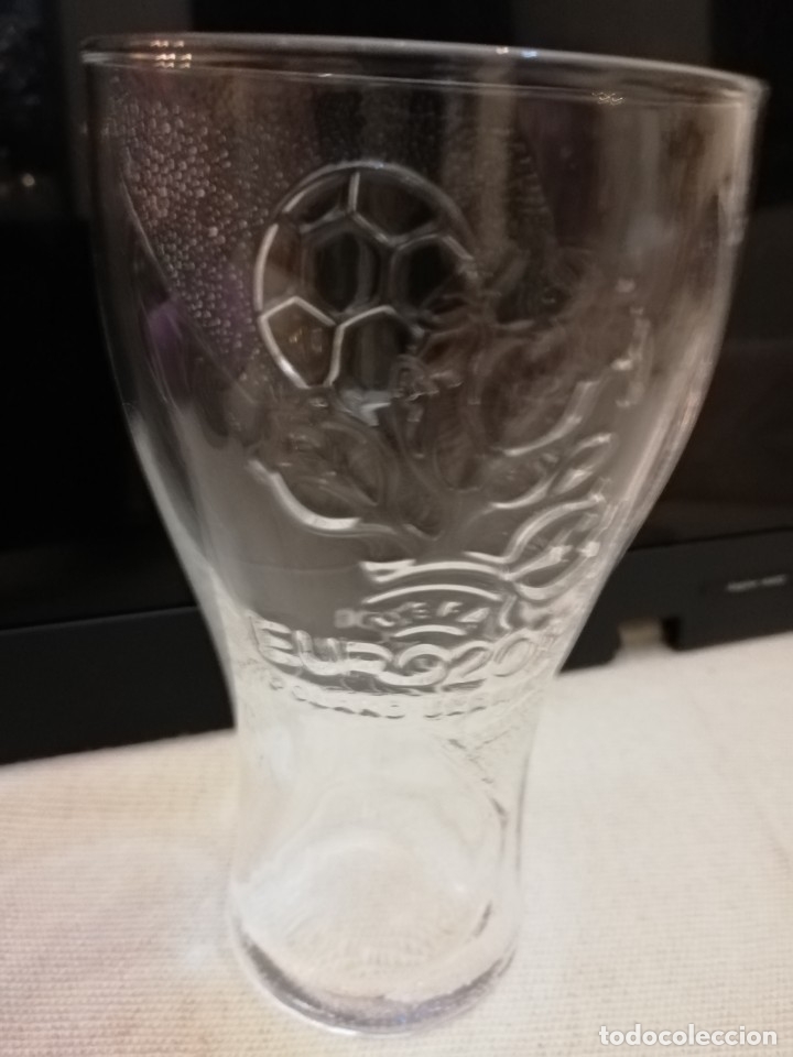 Coleccionismo de Coca-Cola y Pepsi: Vaso Eurocopa 2012 Coca Cola - Foto 1