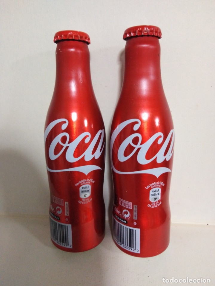 Coleccionismo de Coca-Cola y Pepsi: Botellas de coca cola aluminio - Foto 1