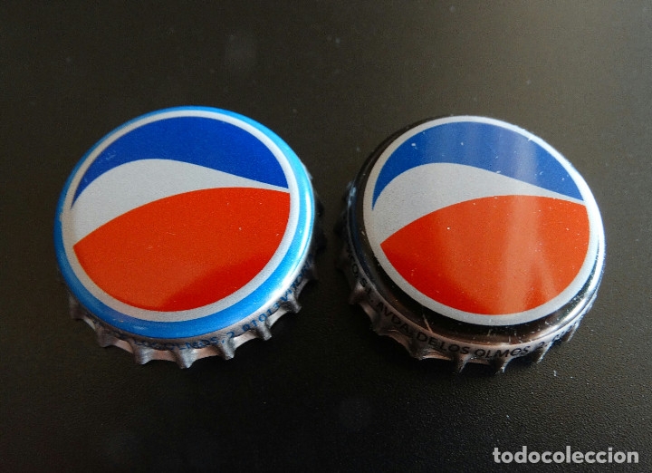 Sammeln von Coca-Cola und Pepsi: 2 CHAPAS DIFERENTES PEPSI PEPSI COLA  BUEN ESTADO CHAPA REFRESCO GASEOSA