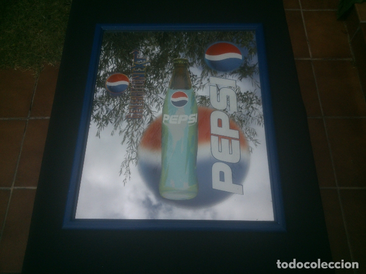 Coleccionismo de Coca-Cola y Pepsi: CUADRO CON BOTELLA DE PEPSI - Foto 3