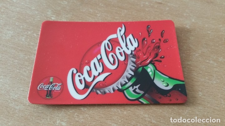 Collezionismo di Coca-Cola e Pepsi: Tarjeta COCA COLA conversor de pesetas a euros rara