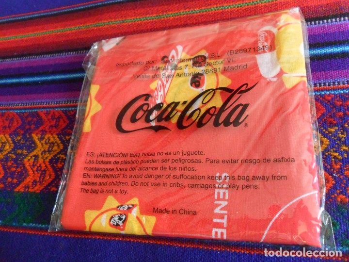 Collezionismo di Coca-Cola e Pepsi: PRECINTADO PA&Ntilde;UELO COCA-COLA COCA COLA SIENTE EL SABOR. RARO.