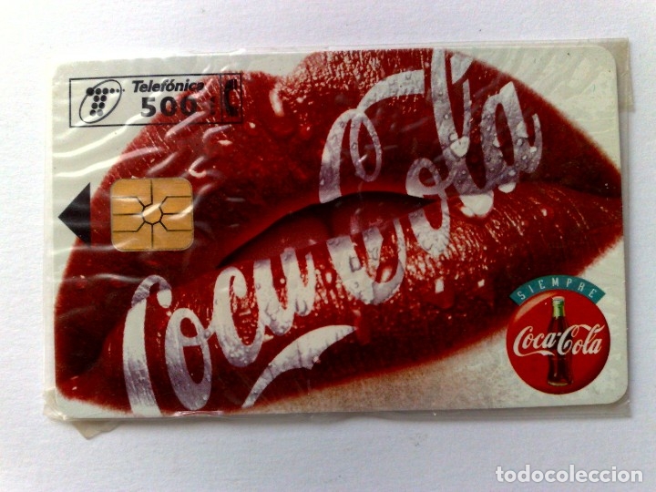 Collezionismo di Coca-Cola e Pepsi: TARJETA TELEF&Oacute;NICA:P-288:COCA~COLA,LABIOS,(500 PTA.) TIRADA 23.050 EJEMPLARES,CON PRECINTO (09/97)