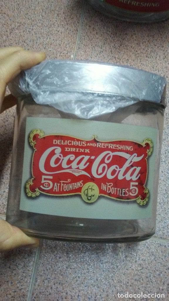 Coleccionismo de Coca-Cola y Pepsi: 8 FRASCOS DE CRISTAL COCA COLA - Foto 3