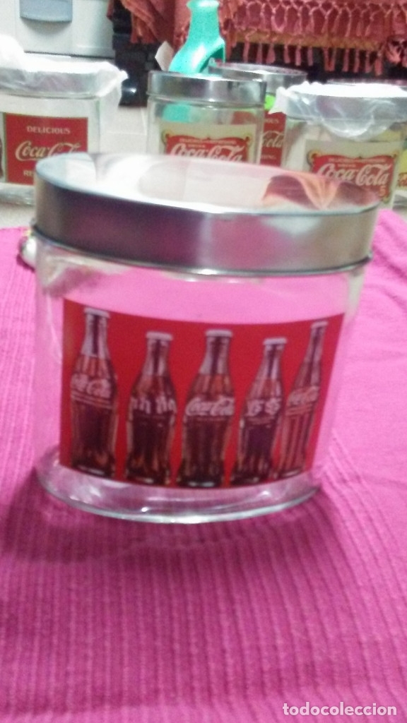 Coleccionismo de Coca-Cola y Pepsi: 8 FRASCOS DE CRISTAL COCA COLA - Foto 13