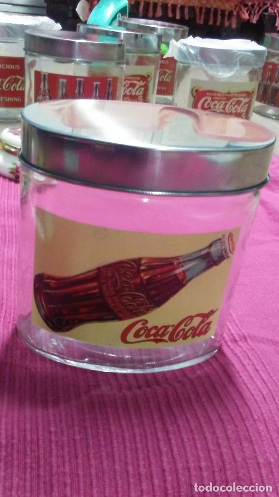 Coleccionismo de Coca-Cola y Pepsi: 8 FRASCOS DE CRISTAL COCA COLA - Foto 14