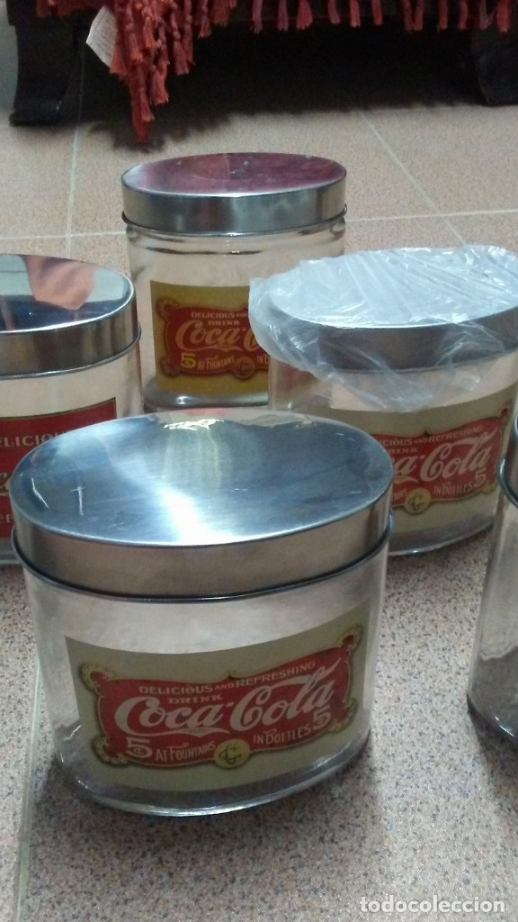 Coleccionismo de Coca-Cola y Pepsi: 8 FRASCOS DE CRISTAL COCA COLA - Foto 20