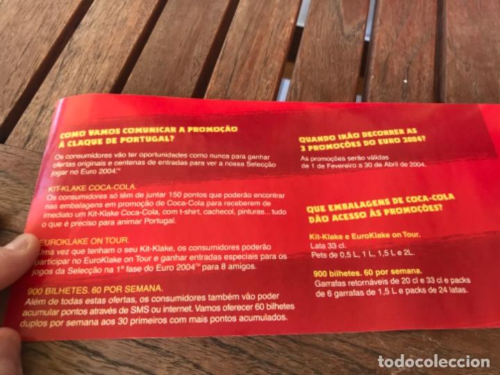 folleto cocacola anunciando promociones euro 2  Comprar Coleccionismo