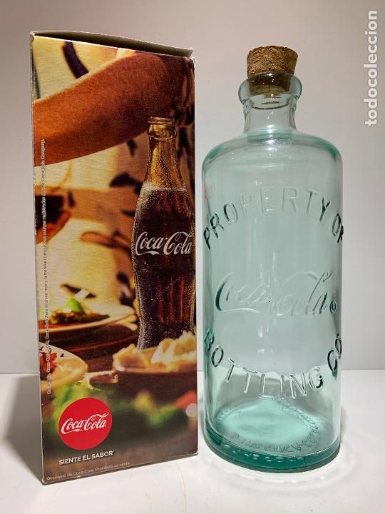 Sammeln von Coca-Cola und Pepsi: BOTELLA DE COCA COLA LETRAS EN RELIEVE, EN SU CAJA