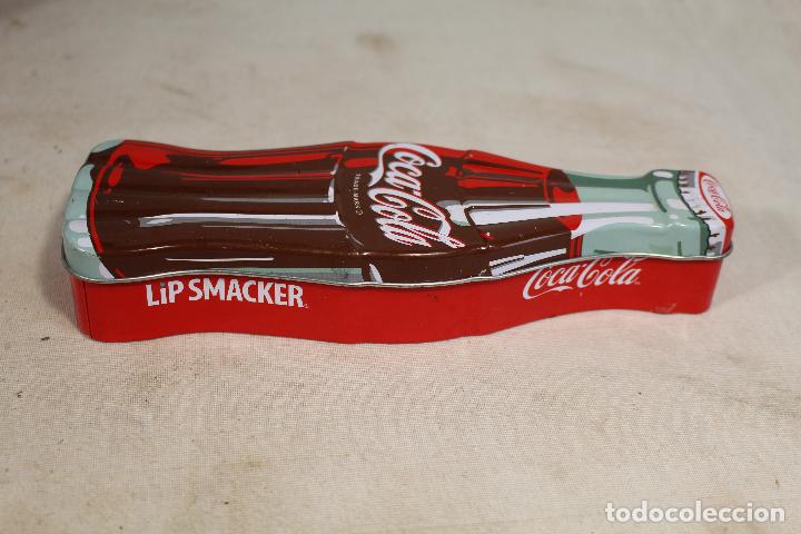 Collectionnisme de Coca-Cola et Pepsi: caja lapicero con forma de botella cocacola