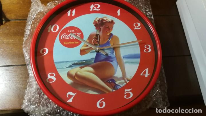 Collectionnisme de Coca-Cola et Pepsi: RELOJ DE PARED COCACOLA VINTAGE COCA COLA NUMERO 1 REDONDO 29 cm diametro