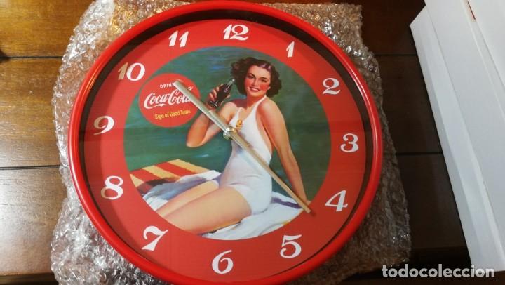 Collectionnisme de Coca-Cola et Pepsi: RELOJ DE PARED COCACOLA VINTAGE COCA COLA NUMERO 2 REDONDO 29 cm diametro