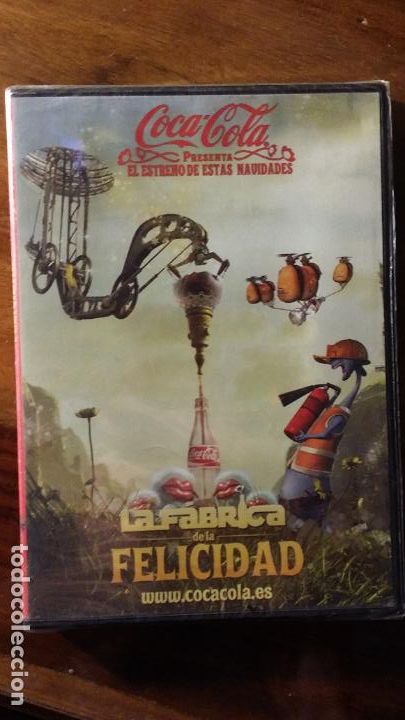 Coleccionismo de Coca-Cola y Pepsi: DVD LA FABRICA DE LA FELICIDAD (ESTRENO DE COCA COLA (PRECINTADA)