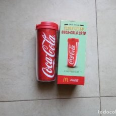 Coleccionismo de Coca-Cola y Pepsi: VASO RETRO COCA-COLA 2019. MCDONALD'S PREMIO JUEGO MONOPOLY. Lote 190693858