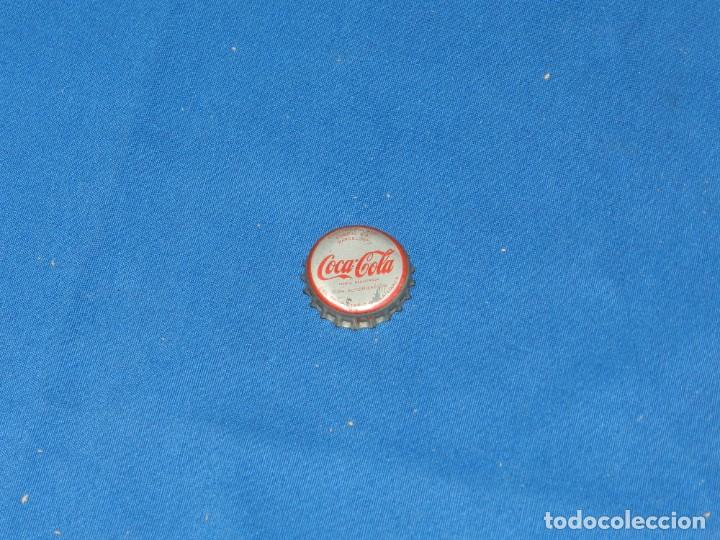 Coleccionismo de Coca-Cola y Pepsi: (112) TAPON CHAPA CORONA - COCA-COLA , SE&Ntilde;ALES DE USO