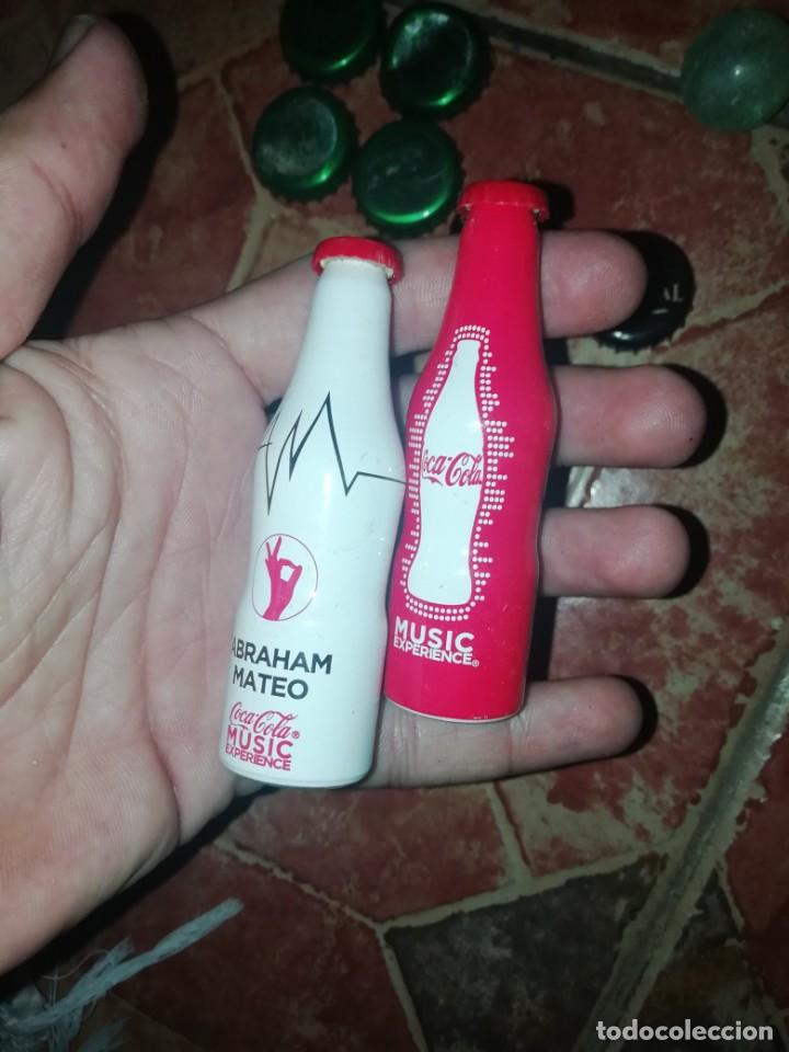 Collezionismo di Coca-Cola e Pepsi: Lote 2 antigua botellas peque&ntilde;as decoracion promoci&oacute;n Refresco gaseosa Coca Cola