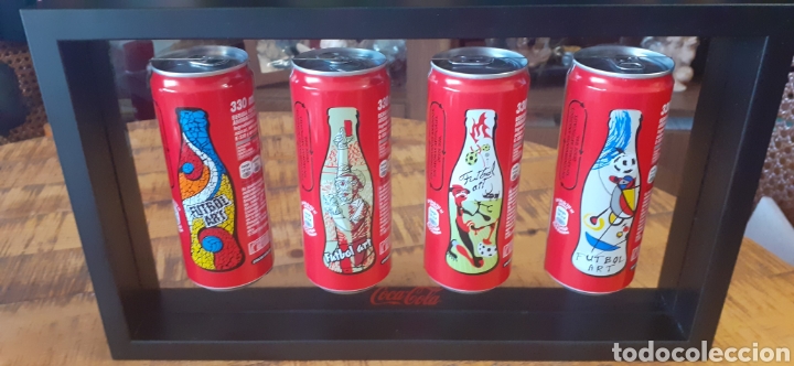 Collectionnisme de Coca-Cola et Pepsi: COCA COLA - EXPOSITOR LATAS - FUTBOL ART 2009