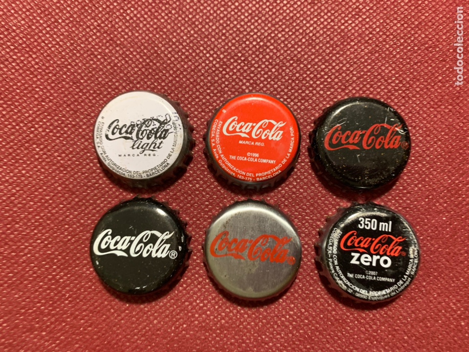 Colecionismo de Coca-Cola e Pepsi: Coronas coca-cola Lote 8