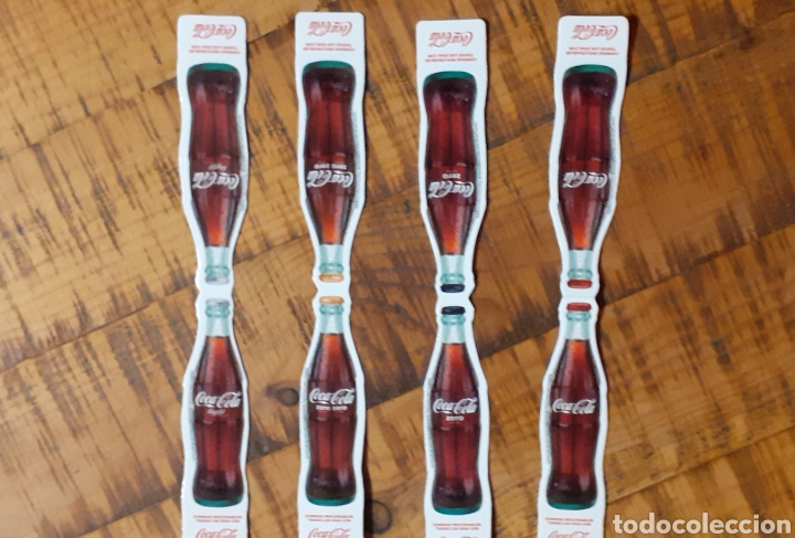 Collectionnisme de Coca-Cola et Pepsi: LOTE DE 4 IMANES DOBLES DE PUBLICIDAD OFICIAL DE COCA COLA - ZERO- ZERO ZERO Y LIGHT