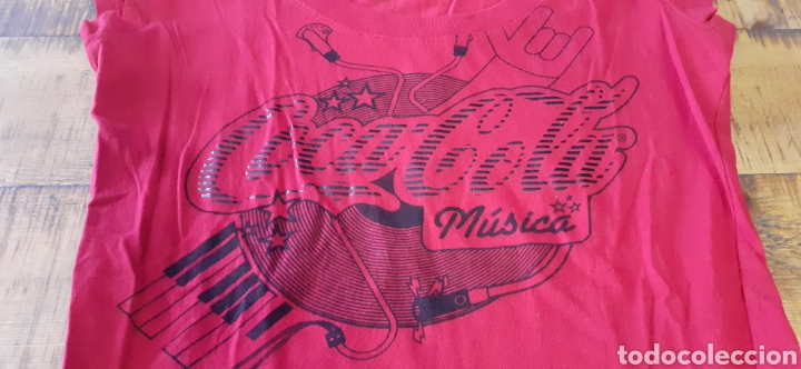 Sammeln von Coca-Cola und Pepsi: COCA COLA - CAMISETA DE MUJER - M&Uacute;SICA