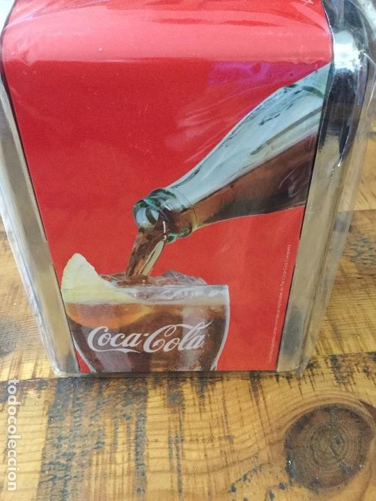 Sammeln von Coca-Cola und Pepsi: COCA COLA - SERVILLETERO METAL Y PL&Aacute;STICO - PUBLICIDAD OFICIAL