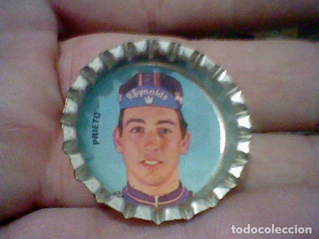 Coleccionismo de Coca-Cola y Pepsi: LUZIL REYNOLDS PRIETO CHAPA PROMOCIONAL DETERGENTE CICLISMO 3,2  CMS ALTO