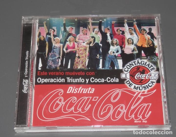 Coleccionismo de Coca-Cola y Pepsi: CD COCA-COLA - OPERACION TRIUNFO - Foto 1
