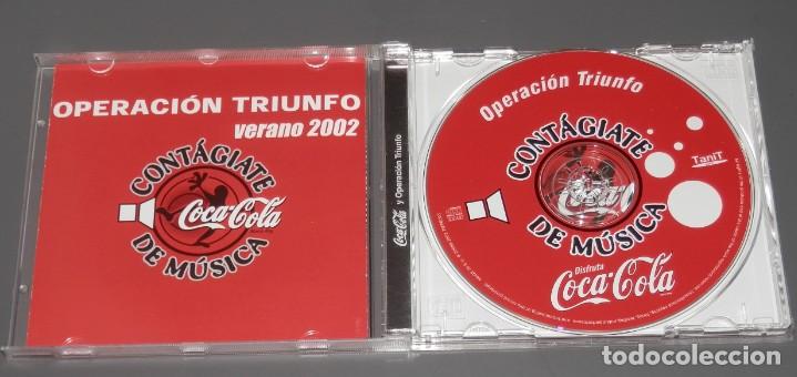 Coleccionismo de Coca-Cola y Pepsi: CD COCA-COLA - OPERACION TRIUNFO - Foto 2
