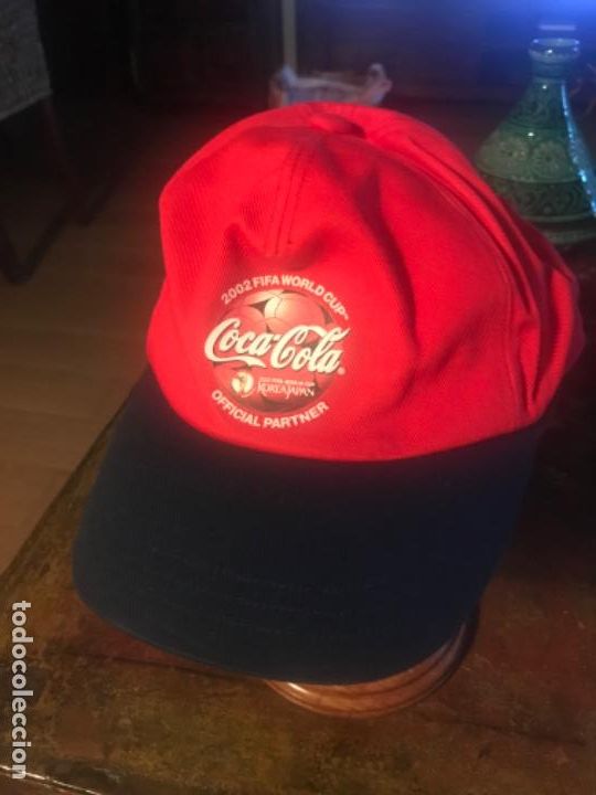 Collectionnisme de Coca-Cola et Pepsi: Gorra Coca-Cola Oficial Partner 2002 Fifa World Cup Korea Japan
