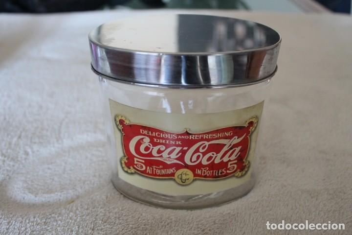 Coleccionismo de Coca-Cola y Pepsi: TARRO BOTE COCA COLA CRISTAL - Foto 1