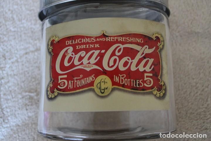 Coleccionismo de Coca-Cola y Pepsi: TARRO BOTE COCA COLA CRISTAL - Foto 2