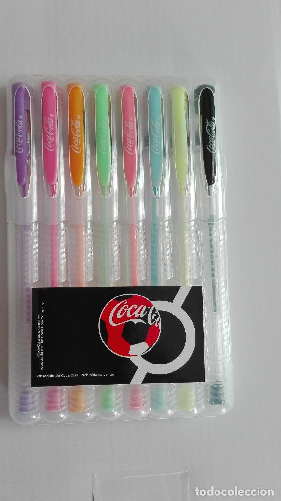 Collezionismo di Coca-Cola e Pepsi: SET BOLIGRAFOS DE COLORES PUBLICIDAD COCA COLA VER M&Aacute;S EN VENTA