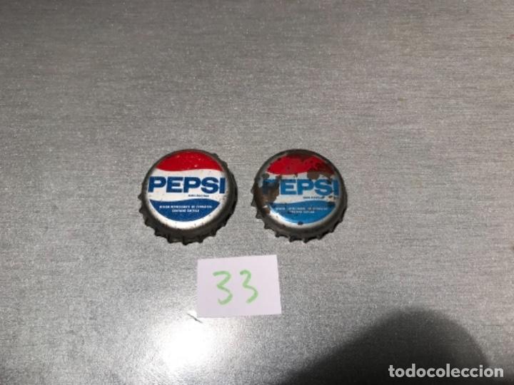 Collezionismo di Coca-Cola e Pepsi: 2 Chapa de pepsi cola. a&ntilde;os 80's. espa&ntilde;a.CCC TCI