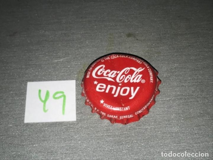 Coleccionismo de Coca-Cola y Pepsi: Chapa ENJOY COCA COLA - Foto 3