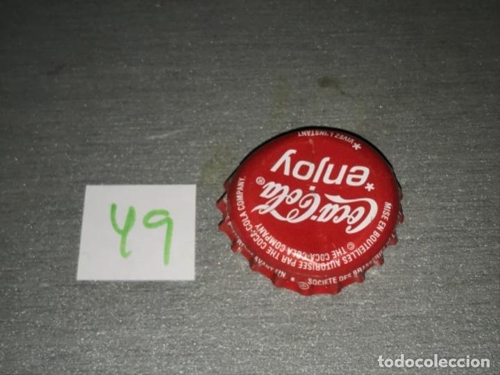 Coleccionismo de Coca-Cola y Pepsi: Chapa ENJOY COCA COLA - Foto 4