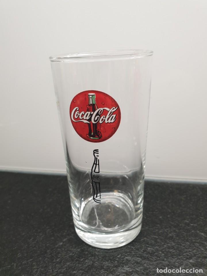 Coleccionismo de Coca-Cola y Pepsi: Vaso de cristal de Coca-Cola - Foto 1
