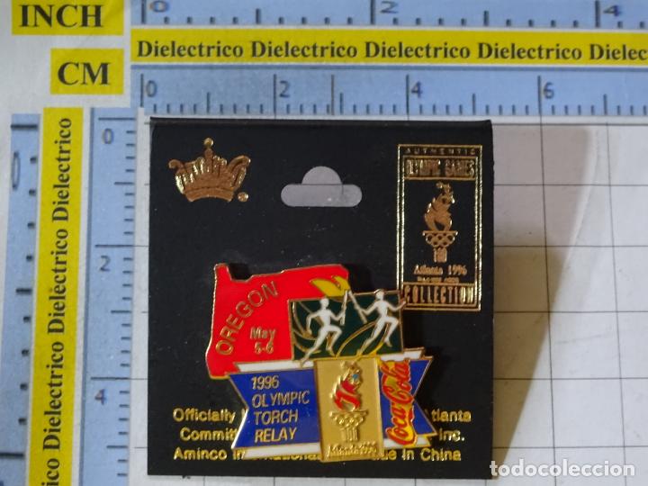 Sammeln von Coca-Cola und Pepsi: PIN DE COCA COLA. RELEVO ANTORCHA OL&Iacute;MPICA ESTADO DE OREGON EEUU. JJOO ATLANTA JUEGOS OL&Iacute;MPICOS 1996