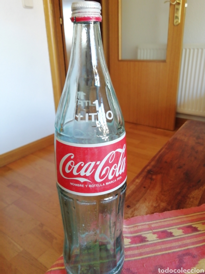 Coleccionismo de Coca-Cola y Pepsi: Botella de COCA COLA de 1 l. - Foto 3