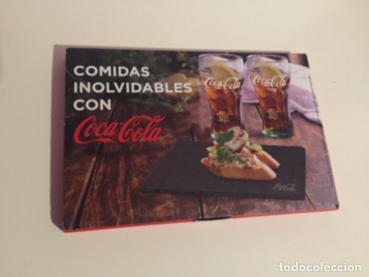 Collectionnisme de Coca-Cola et Pepsi: Coca Cola - Bandeja pizarra 21x14cm