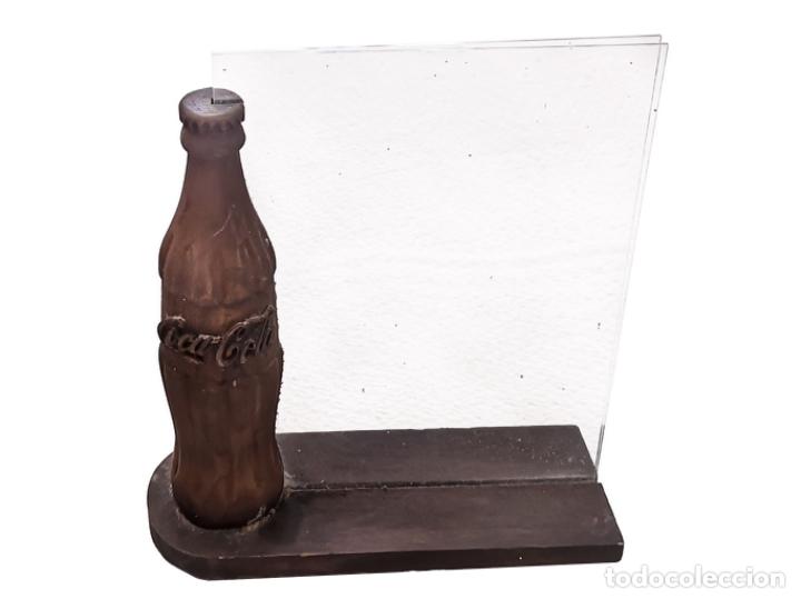 Coleccionismo de Coca-Cola y Pepsi: antigua botella de madera de coca cola-expositor. - Foto 1
