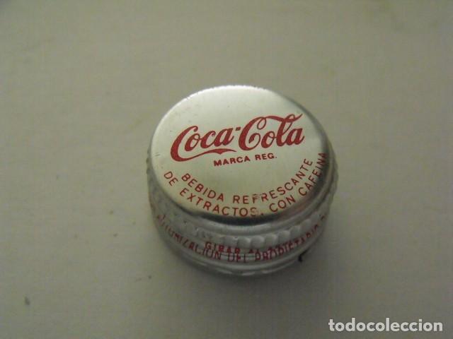 Collezionismo di Coca-Cola e Pepsi: ANTIGUO TAPON DE ROSCA COCA-COLA - ALUMINIO - HAY MILES DE VALES PARA EL SORTEO DE MOTOS &iexcl;SIGUE BUSC