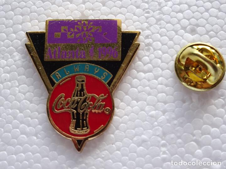Sammeln von Coca-Cola und Pepsi: PIN DE COCA COLA. DEPORTES. JUEGOS OL&Iacute;MPICOS OLIMPIADAS. ATLANTA 96 1996. TRI&Aacute;NGULO ALWAYS
