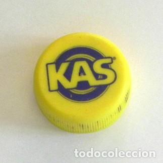 Collectionnisme de Coca-Cola et Pepsi: ANTIGUO TAP&Oacute;N - KAS LIM&Oacute;N - BEBIDA - REFRESCO - ESPA&Ntilde;A - DE PL&Aacute;STICO - AMARILLO