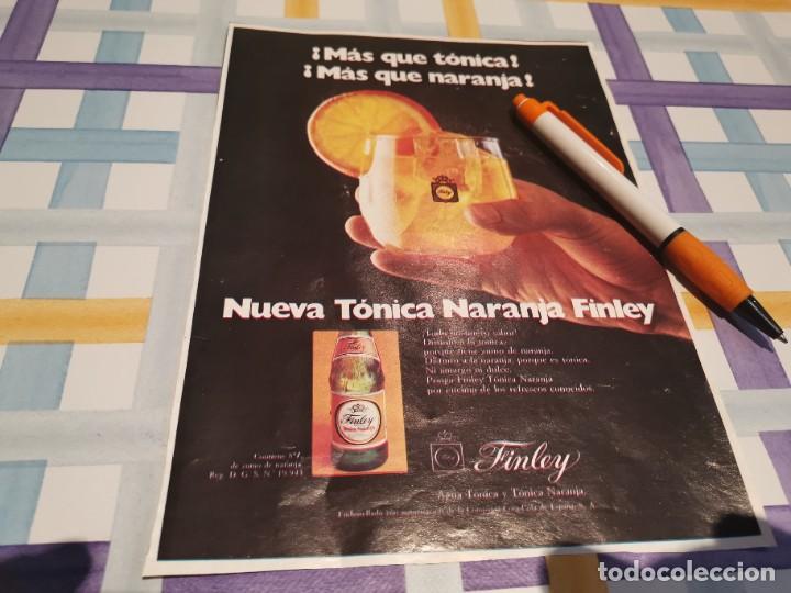 Colecionismo de Coca-Cola e Pepsi: TONICA NARANJA FINLEY ANTIGUO ANUNCIO PUBLICIDAD REVISTA