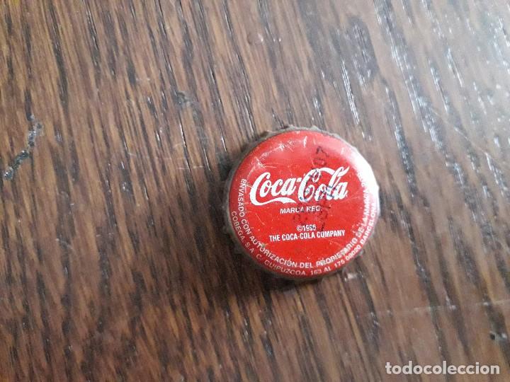 Colecionismo de Coca-Cola e Pepsi: chapa tap&oacute;n corona de coca cola