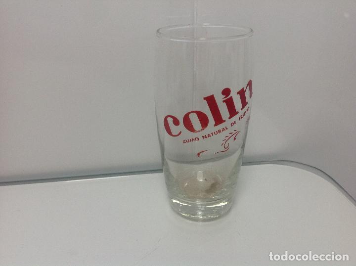 Collecting of Coca-Cola and Pepsi: Antiguo vaso de zumo natural de frutas Colin