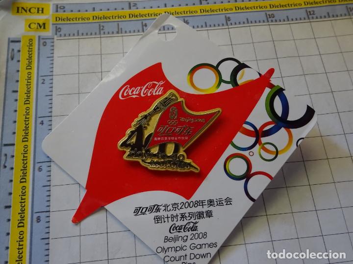 Sammeln von Coca-Cola und Pepsi: PIN DE COCA COLA / DEPORTES. JUEGOS OL&Iacute;MPICOS OLIMPIADAS CHINA BEIJING 2008. CUENTA ATR&Aacute;S 400 DIAS