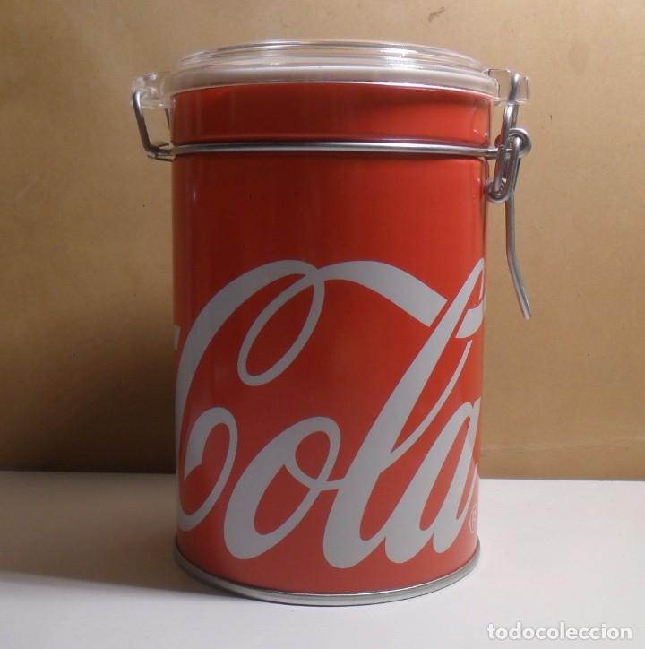 Coleccionismo de Coca-Cola y Pepsi: PUBLICITARIA COCA COLA - LATA HERMETICA (COCINA, OTROS USOS...)