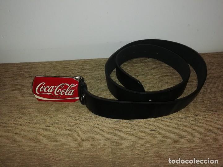 Collecting of Coca-Cola and Pepsi: Cintur&oacute;n coca cola piel y esmaltado raro